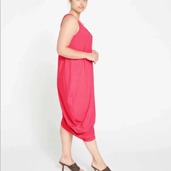 Universal Standard Sleeveless Iconic Geneva Dress, US Size M (18-20), Rose, NWT - Picture 11 of 12
